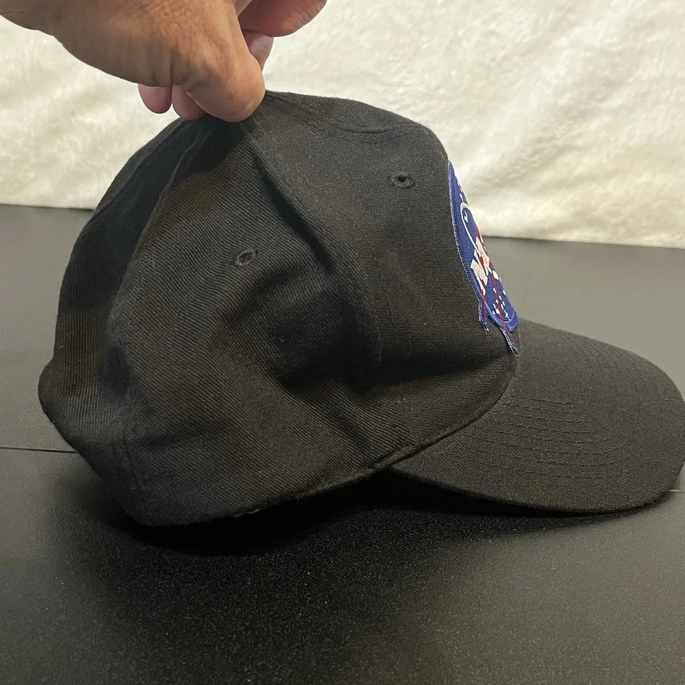 NASA Patch Hat Vintage Space Snap Back Black Cap Armadillo Brands